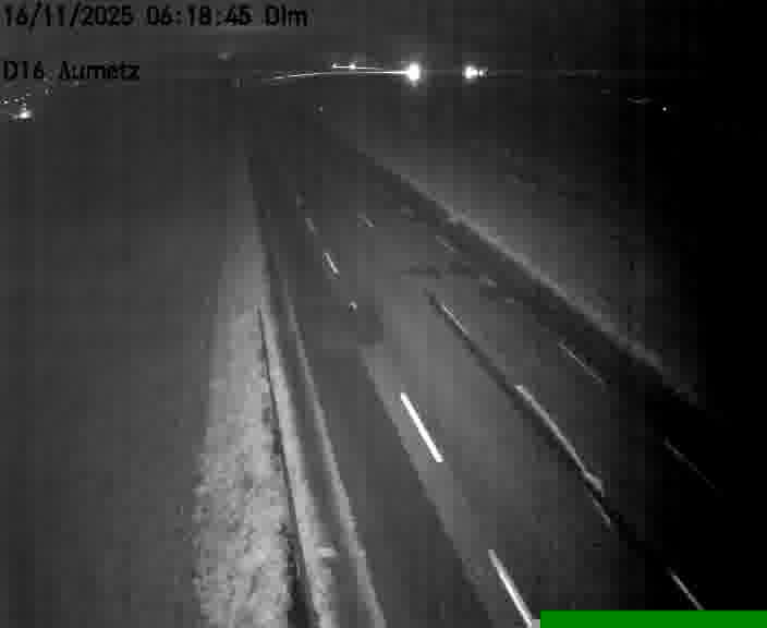 Webcam sur la D16 à Aumetz. Vue orientée vers A30