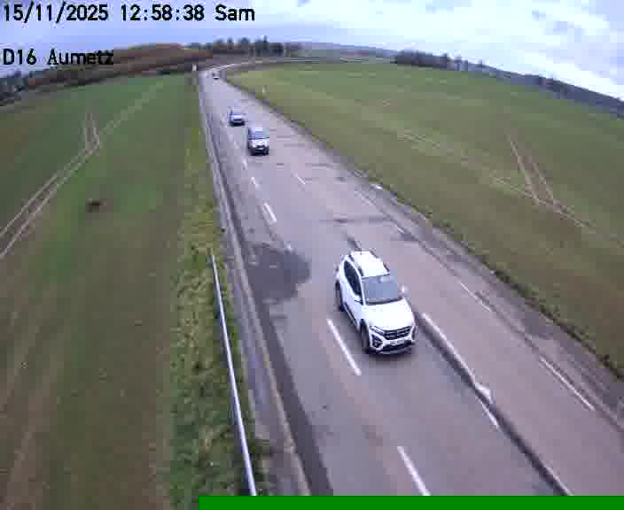 Webcam sur la D16 à Aumetz. Vue orientée vers A30