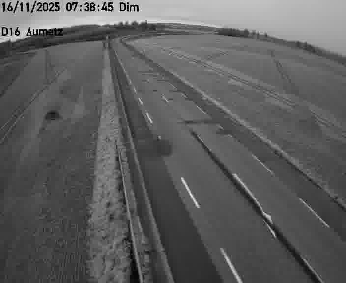 Webcam sur la D16 à Aumetz. Vue orientée vers A30