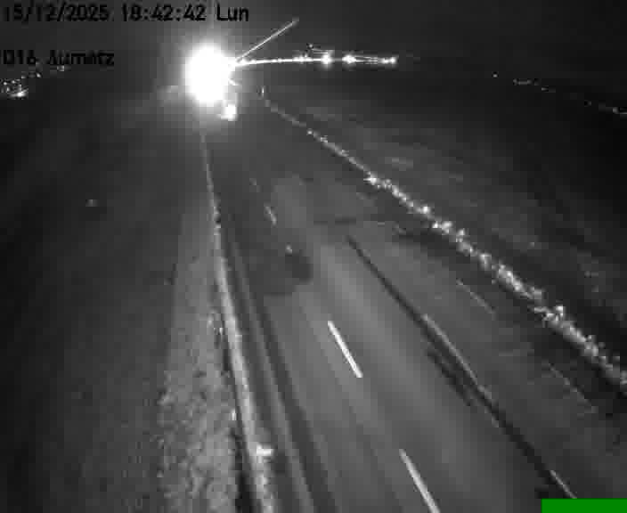 Webcam sur la D16 à Aumetz. Vue orientée vers A30