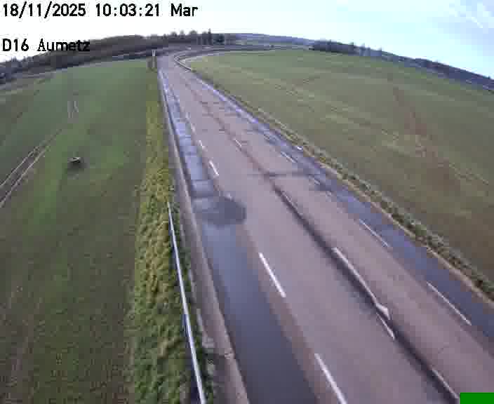 Webcam sur la D16 à Aumetz. Vue orientée vers A30