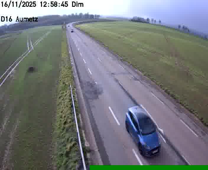 Webcam sur la D16 à Aumetz. Vue orientée vers A30