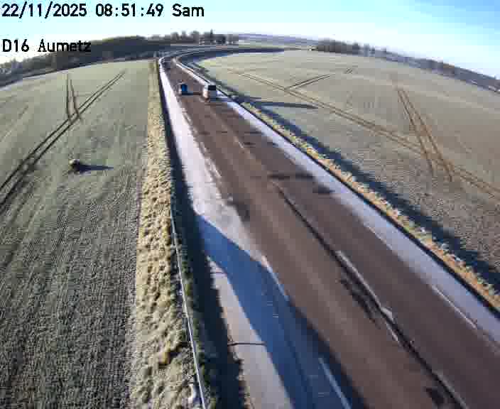 Webcam sur la D16 à Aumetz. Vue orientée vers A30