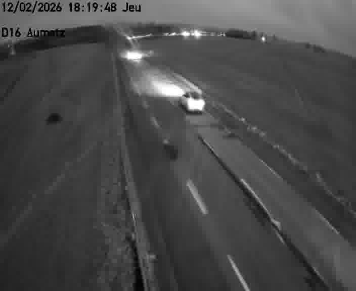 Webcam sur la D16 à Aumetz. Vue orientée vers A30