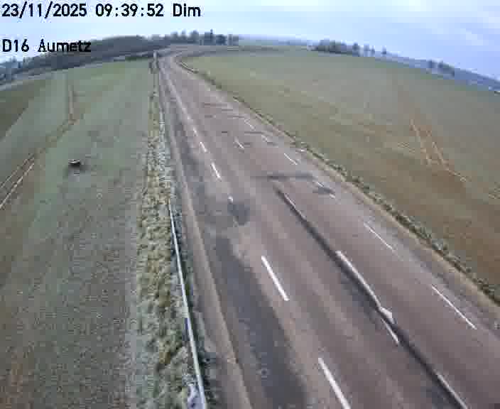 Webcam sur la D16 à Aumetz. Vue orientée vers A30