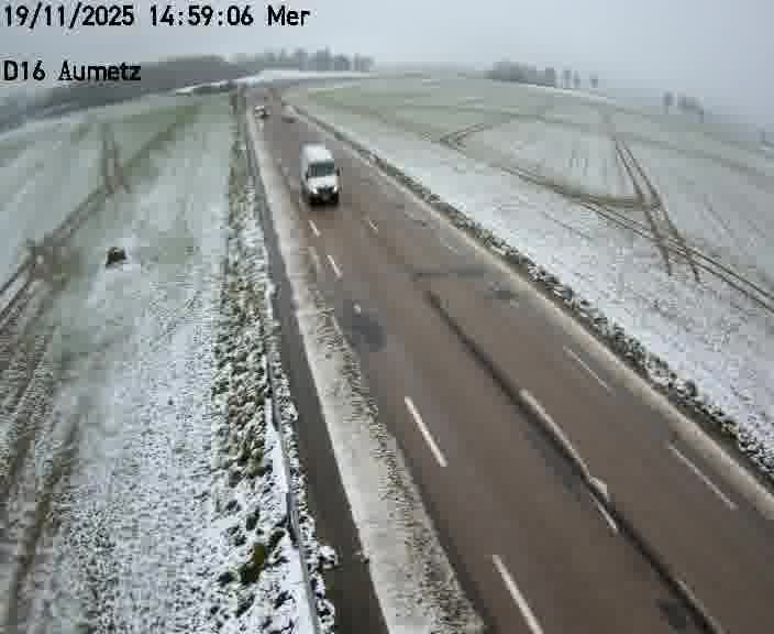Webcam sur la D16 à Aumetz. Vue orientée vers A30