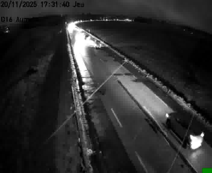 Webcam sur la D16 à Aumetz. Vue orientée vers A30