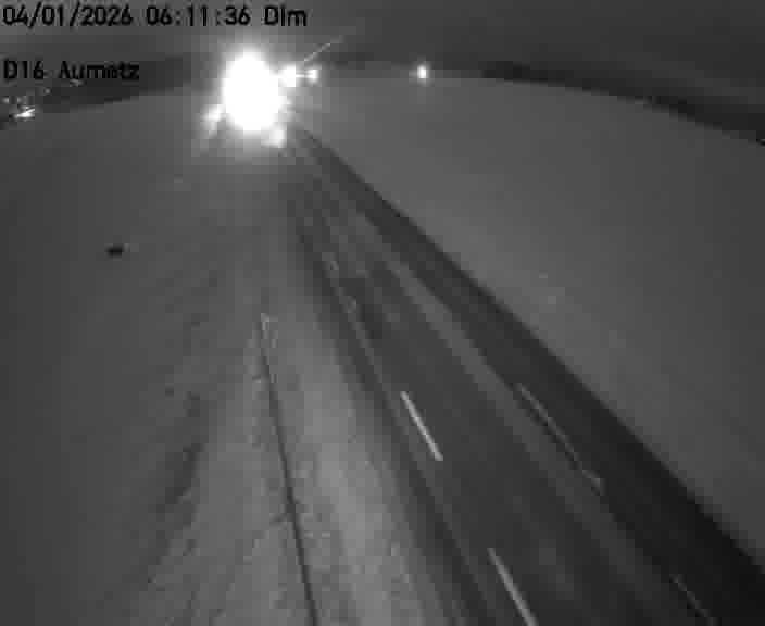 Webcam sur la D16 à Aumetz. Vue orientée vers A30