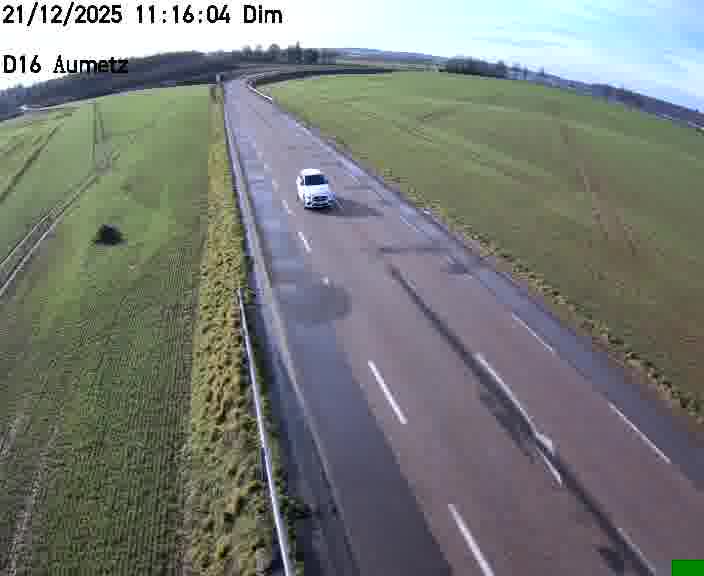 Webcam sur la D16 à Aumetz. Vue orientée vers A30