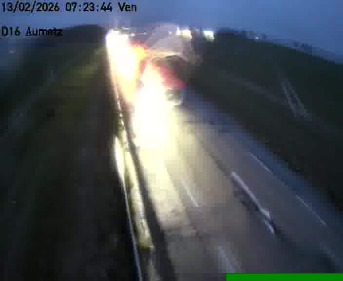 Webcam sur la D16 à Aumetz. Vue orientée vers A30