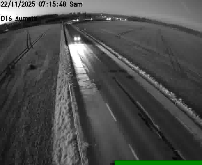 Webcam sur la D16 à Aumetz. Vue orientée vers A30