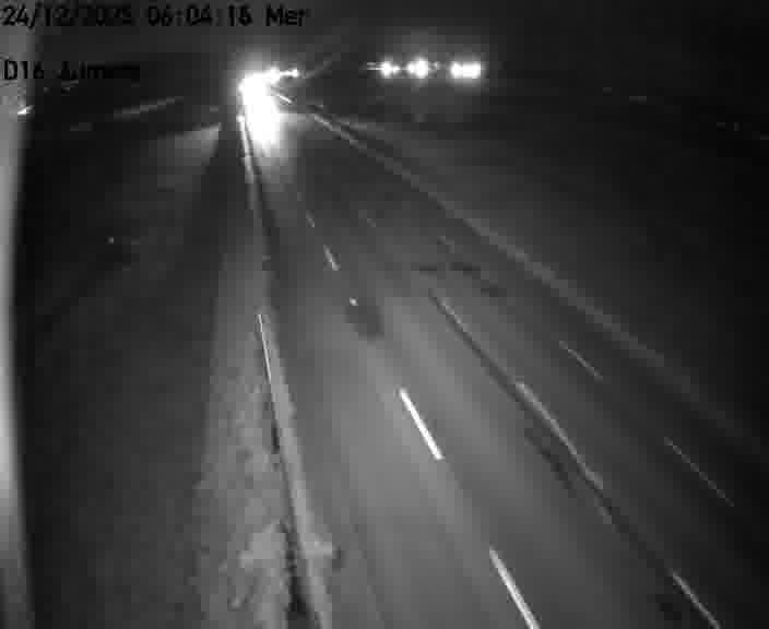 <h2>Webcam sur la D16 à Aumetz. Vue orientée vers A30</h2>