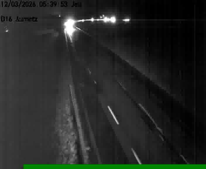 Webcam sur la D16 à Aumetz. Vue orientée vers A30