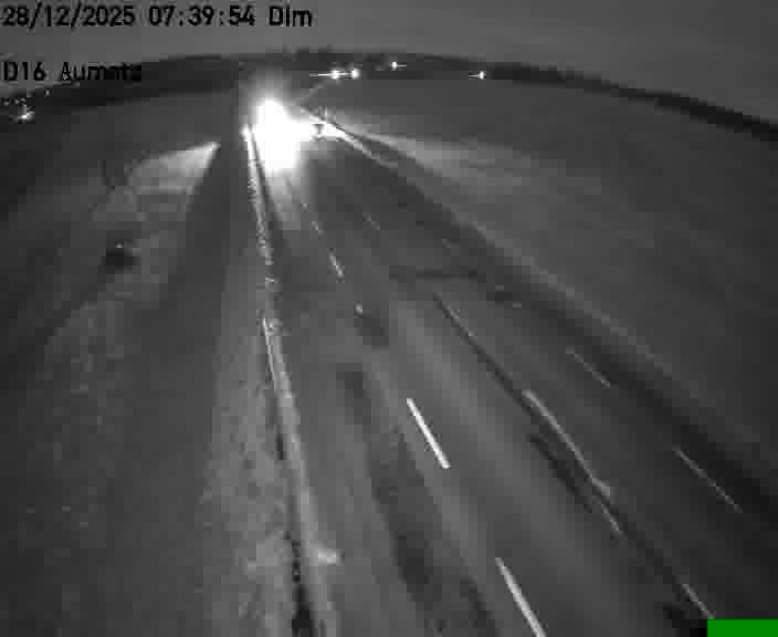 Webcam sur la D16 à Aumetz. Vue orientée vers A30