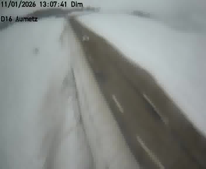 Webcam sur la D16 à Aumetz. Vue orientée vers A30