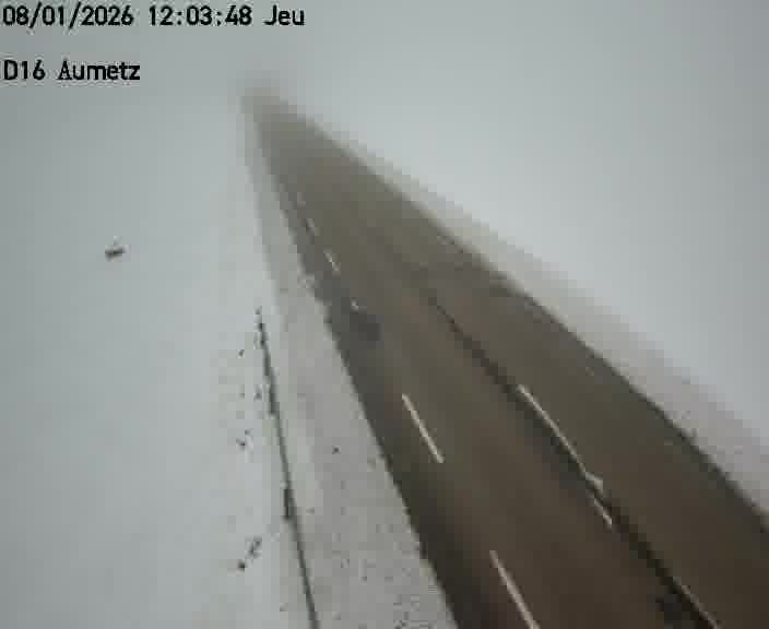 Webcam sur la D16 à Aumetz. Vue orientée vers A30