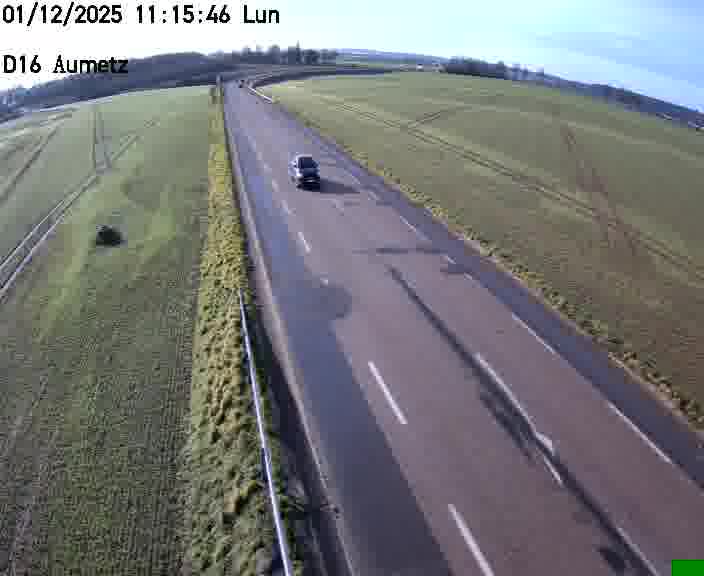 Webcam sur la D16 à Aumetz. Vue orientée vers A30