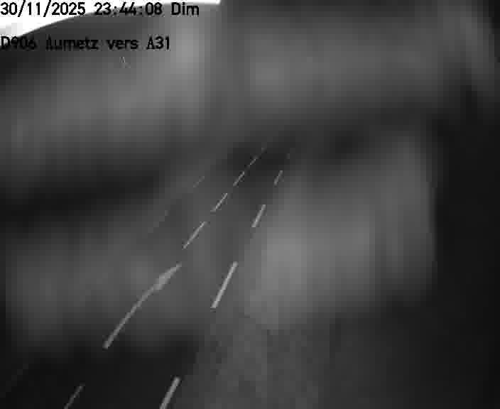 Webcam sur la D906 à Aumetz, juste après la fin de la D16. Vue orientée vers A30