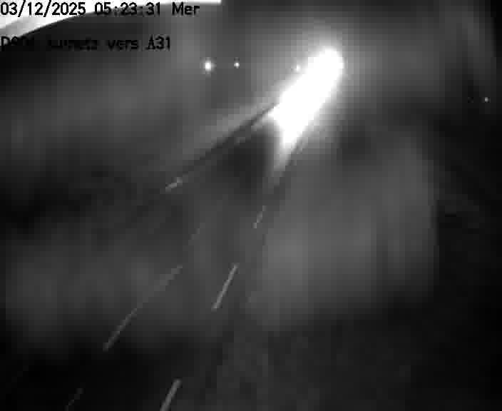 Webcam sur la D906 à Aumetz, juste après la fin de la D16. Vue orientée vers A30