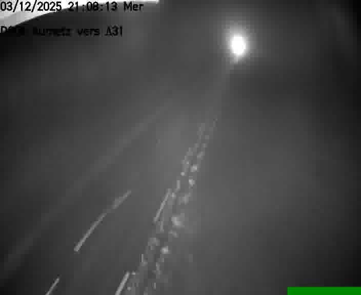 Webcam sur la D906 à Aumetz, juste après la fin de la D16. Vue orientée vers A30