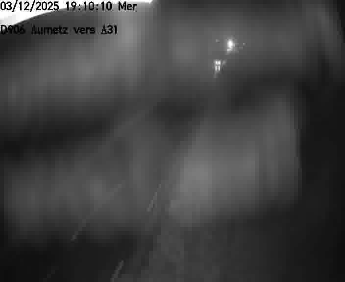 Webcam sur la D906 à Aumetz, juste après la fin de la D16. Vue orientée vers A30