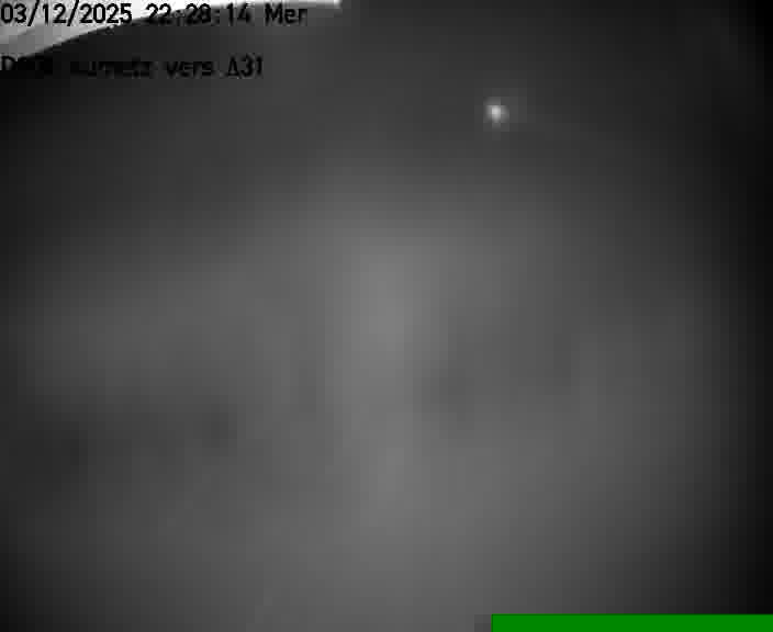 Webcam sur la D906 à Aumetz, juste après la fin de la D16. Vue orientée vers A30