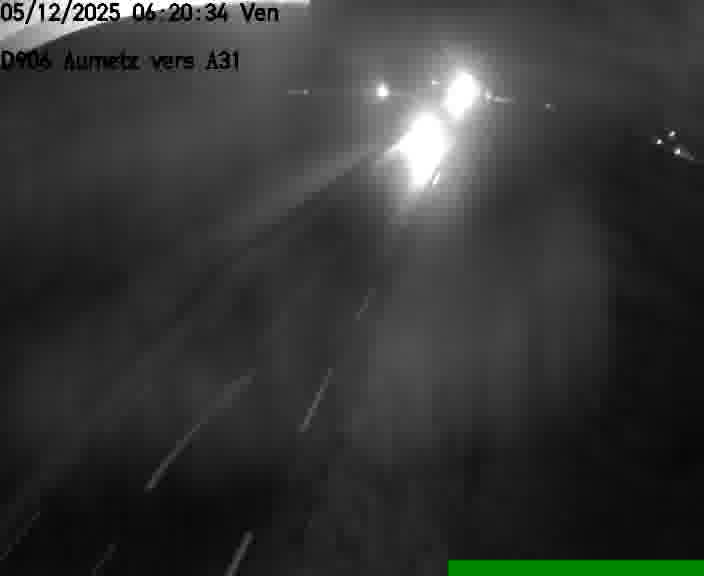 Webcam sur la D906 à Aumetz, juste après la fin de la D16. Vue orientée vers A30