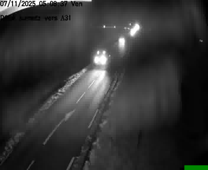 Webcam sur la D906 à Aumetz, juste après la fin de la D16. Vue orientée vers A30