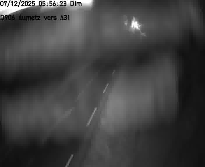 Webcam sur la D906 à Aumetz, juste après la fin de la D16. Vue orientée vers A30