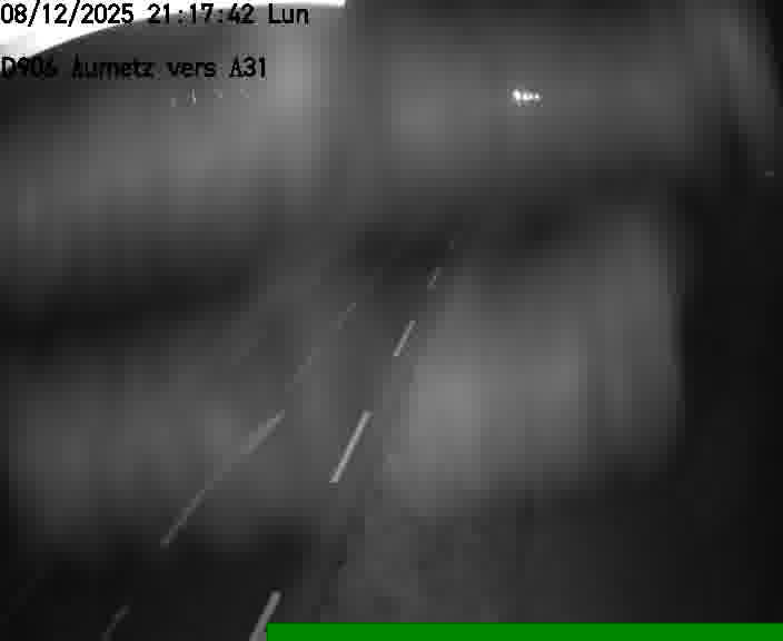 Webcam sur la D906 à Aumetz, juste après la fin de la D16. Vue orientée vers A30