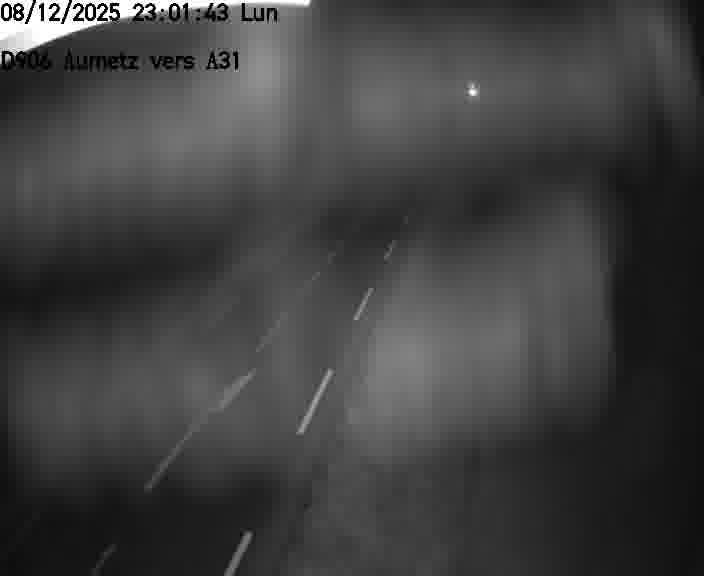 Webcam sur la D906 à Aumetz, juste après la fin de la D16. Vue orientée vers A30