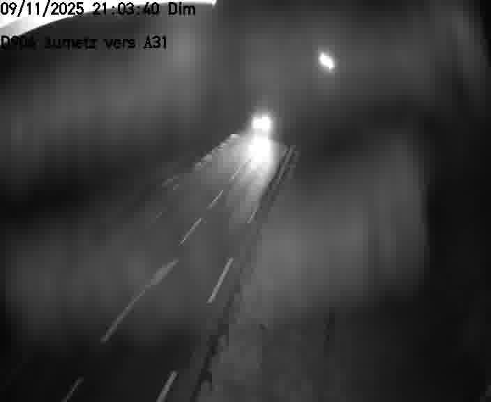 Webcam sur la D906 à Aumetz, juste après la fin de la D16. Vue orientée vers A30