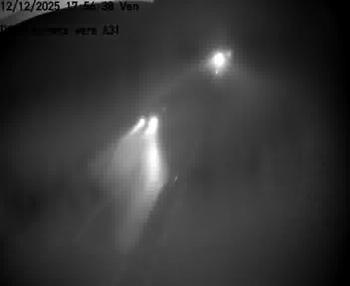 Webcam sur la D906 à Aumetz, juste après la fin de la D16. Vue orientée vers A30