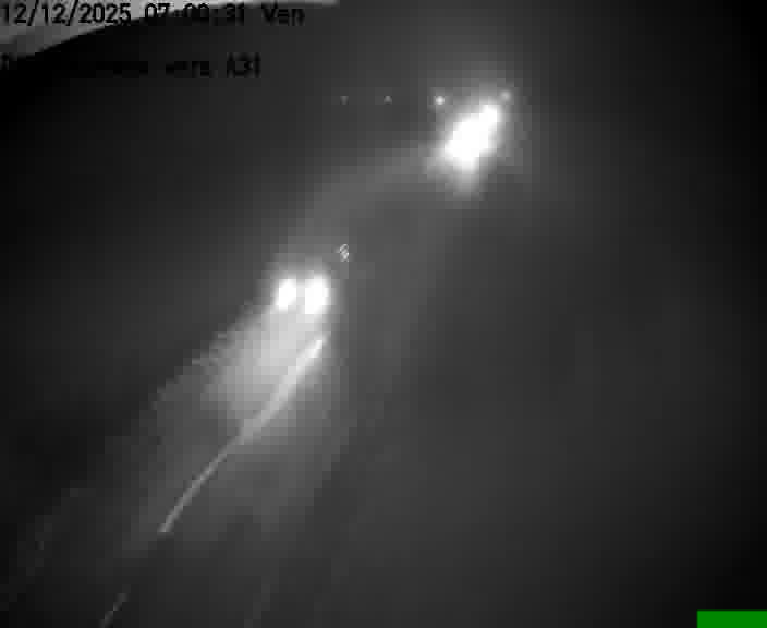 Webcam sur la D906 à Aumetz, juste après la fin de la D16. Vue orientée vers A30