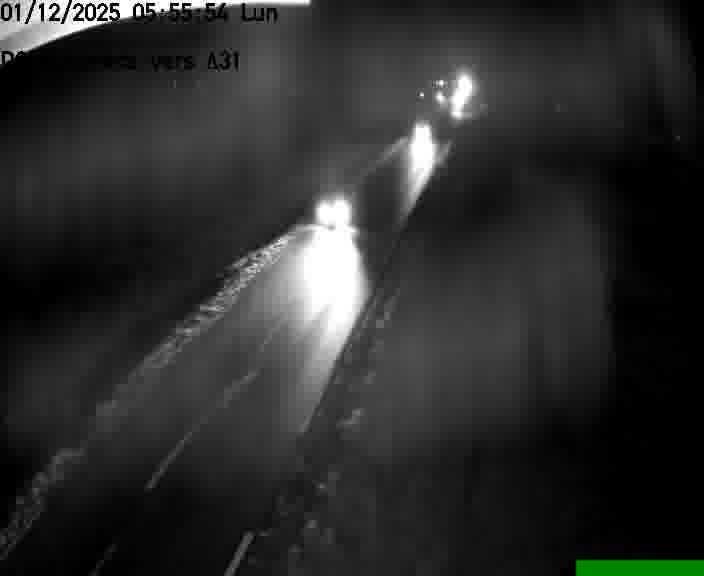 Webcam sur la D906 à Aumetz, juste après la fin de la D16. Vue orientée vers A30