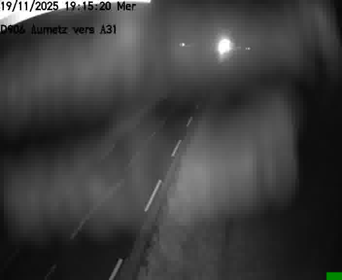 Webcam sur la D906 à Aumetz, juste après la fin de la D16. Vue orientée vers A30