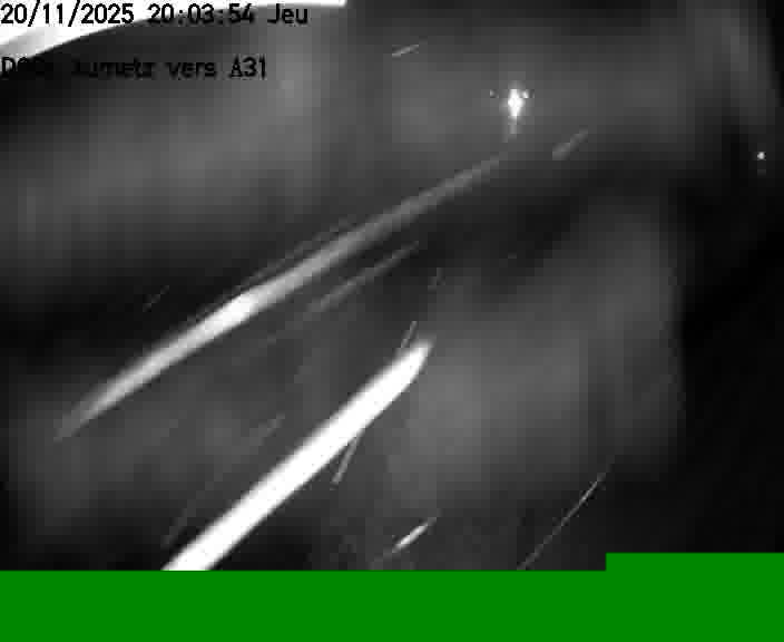 Webcam sur la D906 à Aumetz, juste après la fin de la D16. Vue orientée vers A30
