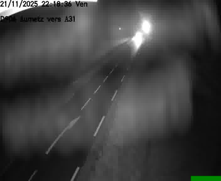 Webcam sur la D906 à Aumetz, juste après la fin de la D16. Vue orientée vers A30