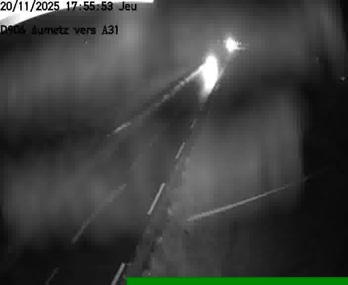 Webcam sur la D906 à Aumetz, juste après la fin de la D16. Vue orientée vers A30