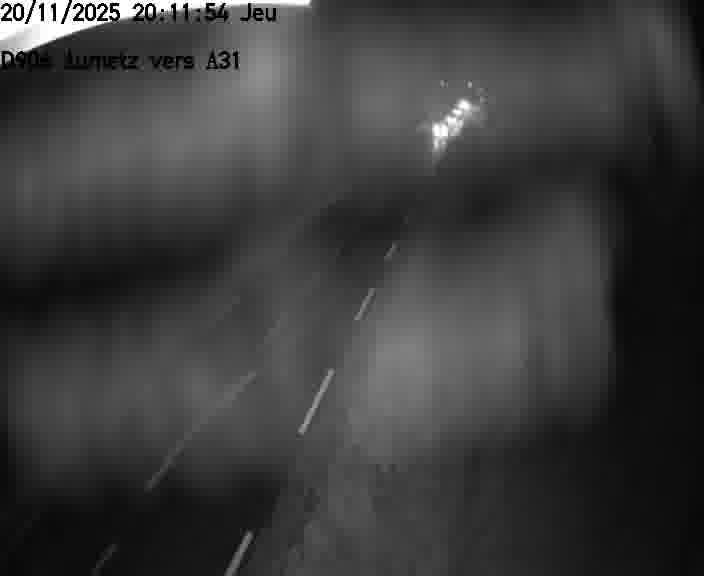 Webcam sur la D906 à Aumetz, juste après la fin de la D16. Vue orientée vers A30