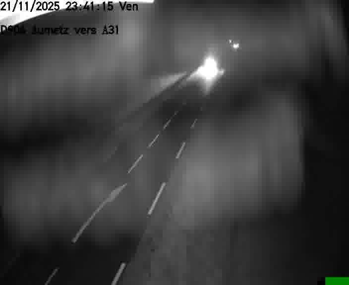 Webcam sur la D906 à Aumetz, juste après la fin de la D16. Vue orientée vers A30