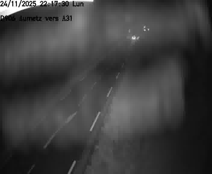 Webcam sur la D906 à Aumetz, juste après la fin de la D16. Vue orientée vers A30