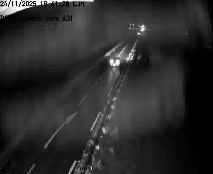 Webcam sur la D906 à Aumetz, juste après la fin de la D16. Vue orientée vers A30