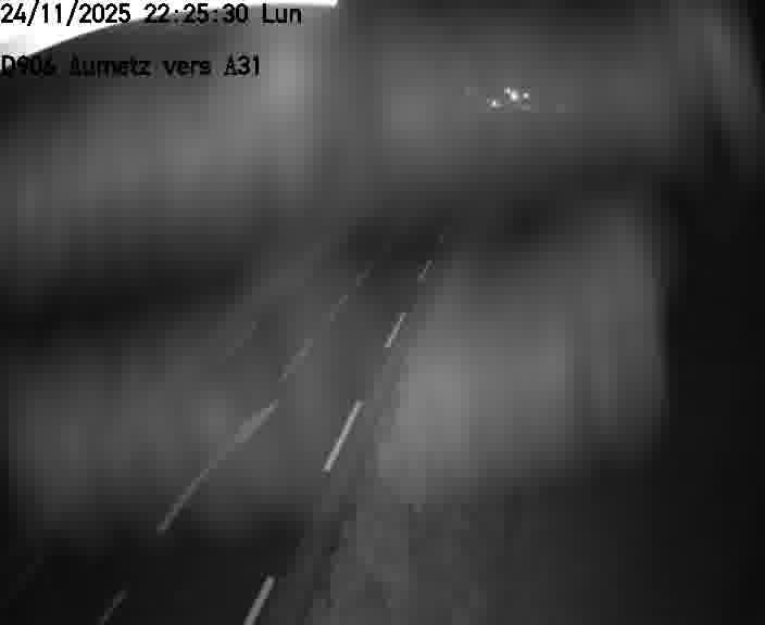 Webcam sur la D906 à Aumetz, juste après la fin de la D16. Vue orientée vers A30