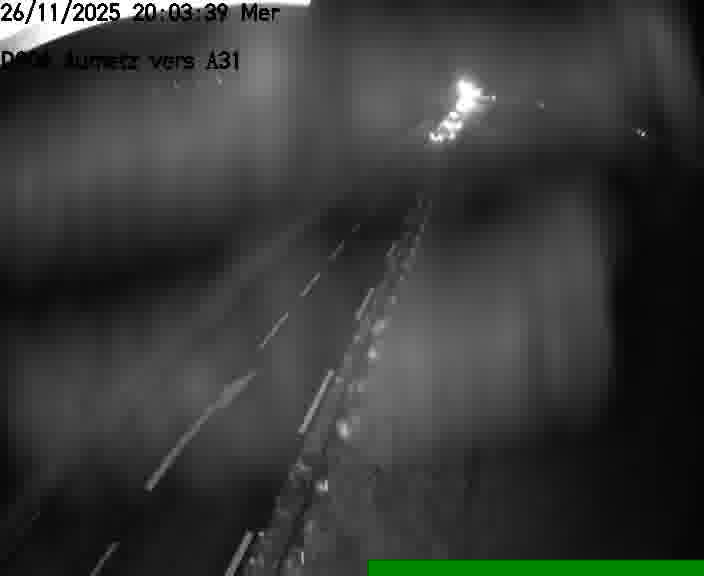 Webcam sur la D906 à Aumetz, juste après la fin de la D16. Vue orientée vers A30