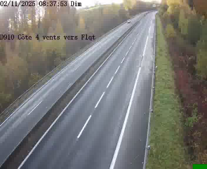 <h2>Webcam sur la D112F, à proximité de l'échangeur de la sortie 34 de l'A4. Vue orientée vers Amneville</h2>