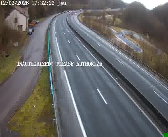 <h2>Webcam sur la D910 située dans la Côte des 4 vents. Vue orientée vers le bas, vers Saint-Avold.</h2>