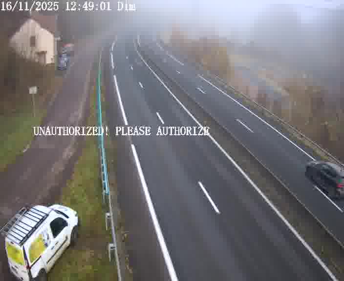 <h2>Webcam sur la D910 située dans la Côte des 4 vents. Vue orientée vers le bas, vers Saint-Avold.</h2>