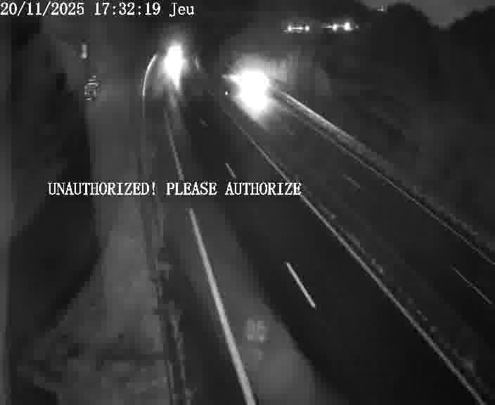 <h2>Webcam sur la D910 située dans la Côte des 4 vents. Vue orientée vers le bas, vers Saint-Avold.</h2>