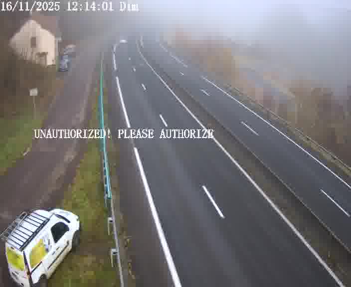 <h2>Webcam sur la D910 située dans la Côte des 4 vents. Vue orientée vers le bas, vers Saint-Avold.</h2>